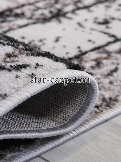 Ковер 8070G - GREY / GREY - Прямоугольник - коллекция LORA