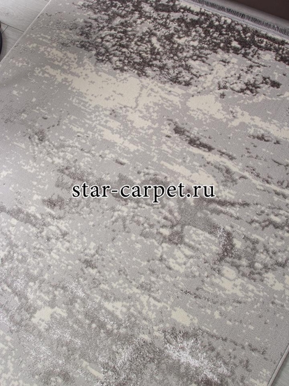 Ковер 3062G - GREY / GREY - Прямоугольник - коллекция LORA