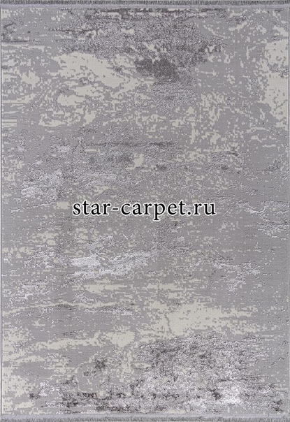 Ковер 3062G - GREY / GREY - Прямоугольник - коллекция LORA