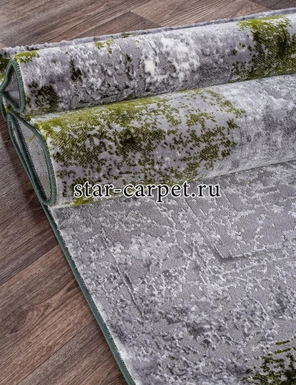 Ковер ARDA Satin S122A - KOYU GREY COKEN / GREEN