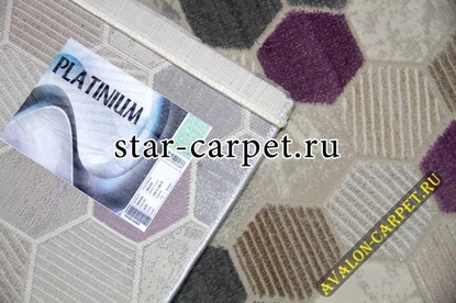 Ковер Platinium 36423A 36423A STAN GREY / LILA (Турция)