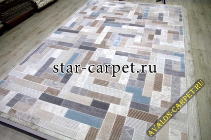 Ковер Platinium 36622A STAN GREY / LILA (Турция)