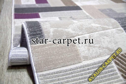 Ковер Platinium 36622A STAN GREY / LILA (Турция)