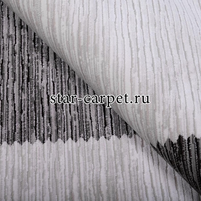 Ковер Meryland 17130 прямоугольники серый с черным (Турция)