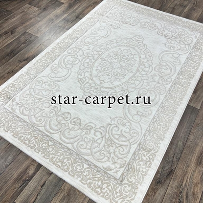 Ковер FLORIDA 5361A S.WHITE-CREAM + овал