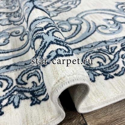 Ковер FLORIDA 5361A S.WHITE-L.BLUE