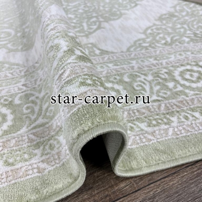 Ковер FLORIDA 6185A L.GREEN-S.WHITE