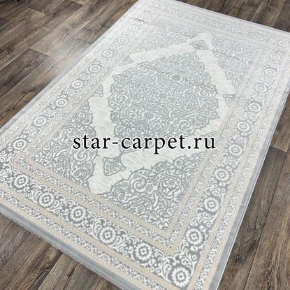 Ковер FLORIDA 6185A L.GREY-S.WHITE