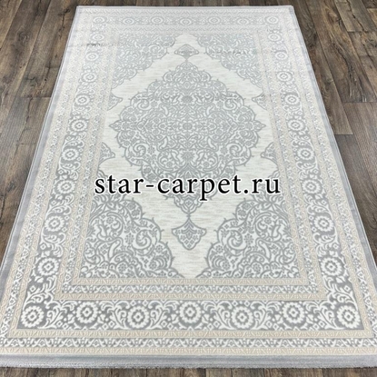 Ковер FLORIDA 6185A L.GREY-S.WHITE