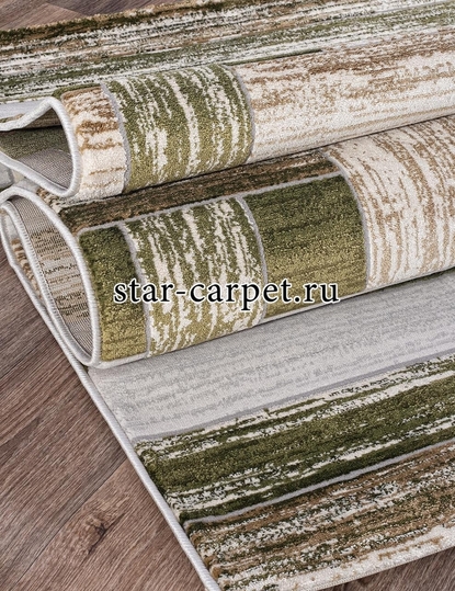 Ковер TOKIO 17975A - CREAM / D.GREEN (Турция)