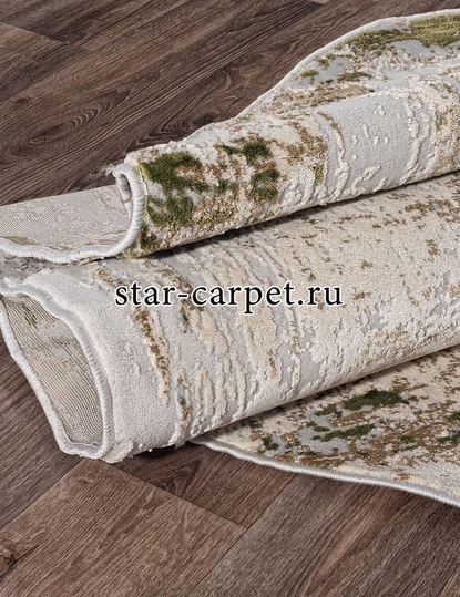 Овальный ковер TOKIO 15456A - CREAM / L.GREEN (Турция)