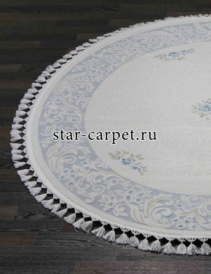 Круглый ковер ARMINA 7901 - BLUE / BLUE