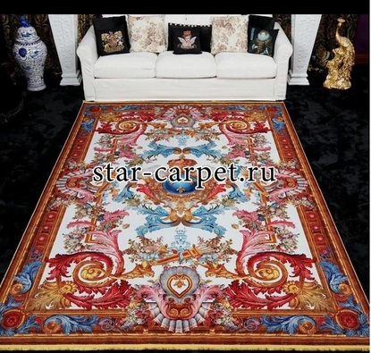 Бархатный ковер STAR CARPET Jardin D'Or, 2x3 м, для гостиной, спальни, студии, холла