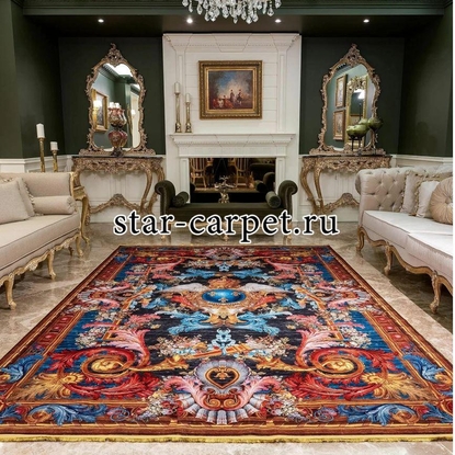 Ковер в комнату 2х3 м бархатный Roi Du Soleil