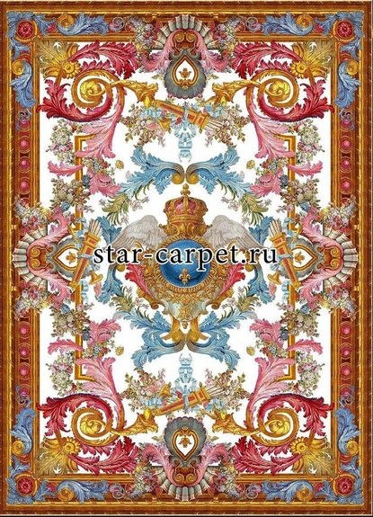 Бархатный ковер STAR CARPET Jardin D'Or, 2x3 м, для гостиной, спальни, студии, холла
