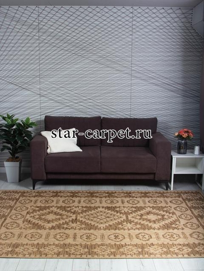 Ковер ST056A - BROWN - Прямоугольник - коллекция AFRA
