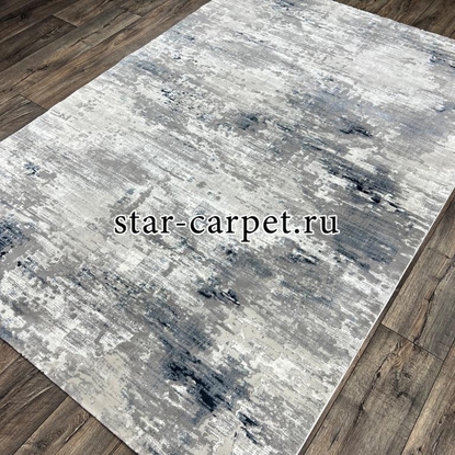 Ковер VELVET 10153A NAVY-L.GREY + овал