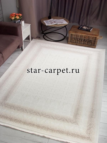 Ковер ADALIN 00086A - WHITE / L.BEIGE