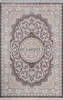 Ковер farsi-1500-145 мелкий узор с медальном / цвет светло-коричневый 