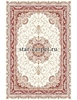 Ковер Hunnu Wool+Viscose 6C2264 167 бежевый с бордовым (Монголия) 