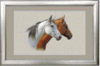Настенный ковер hunnu сувенирный 6S1186 82 лошади головы