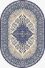 Ковер Isfahan_LEYLA dark blue-oval