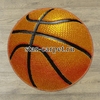 Детский круглый ковер Белка Фэнси 20801-22077, баскетбольный мяч, оранжевый (Россия)
