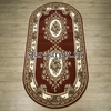 Овальный ковер Белка Лайла де Люкс 15461-10366 классический с бордовым цветом  (Россия)