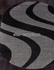 Овальный ковер MERINOS PLATINUM t617 цвет серый / черный 