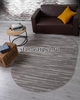 Ковер F441 - LIGHT GRAY - Овал - коллекция DIOS