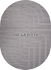 Ковер F439 - GRAY - Овал - коллекция DIOS