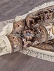 Овальный ковер Меринос ARAVIA d158 бежевый с коричневым (Россия)