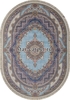 Овальный ковер Меринос ARAVIA 6805 голубой (Россия)