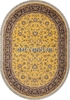 Овальный ковер Меринос ARAVIA 5471 жёлтый (Россия)