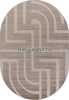 Ковер F439 - BEIGE - Овал - коллекция DIOS