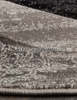Овальный ковер d264 - GRAY MEGA CARVING