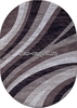 Овальный ковер Merinos SIERRA D234 цвет серый / фиолетовый 