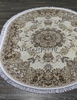 Овальный ковер shahreza-d211-cream-brown-oval 