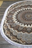 Ковер D417 - CREAM-NAVY - Овал - коллекция SHAHREZA