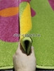 Детский  ковер Merinos Crystal 1 1021 цветы, зеленый (Россия) 