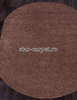 Овальный ковер Merinos  FUTURA S600  цвет коричневый однотонный 