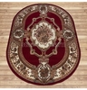 Овальный ковер Лайла де Люкс 15418-10362 красный
