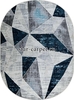 Ковер Kleopatra 37515A OVAL BLUE FLS / L.GREY