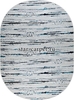 Ковры Kleopatra 38462A OVAL BLUE FLS / L.GREY