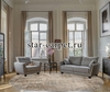 Ковер F428AB - BEIGE  PUDRA - Овал - коллекция AFINA