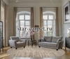 Ковер F415AE - BEIGE / L.BROWN - Овал - коллекция AFINA