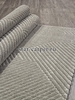 Ковер E857AG - GREY / GREY - Прямоугольник - коллекция JUNO