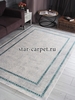 Ковер 9255A - S.L.GREY / P.TURQUOISE - Прямоугольник - коллекция AMELI