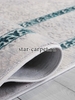 Ковер 9255A - S.L.GREY / P.TURQUOISE - Прямоугольник - коллекция AMELI