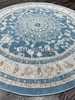 Круглый ковер A050A_LIGHT BLUE SHRINK / LIGHT BLUE SHRINK